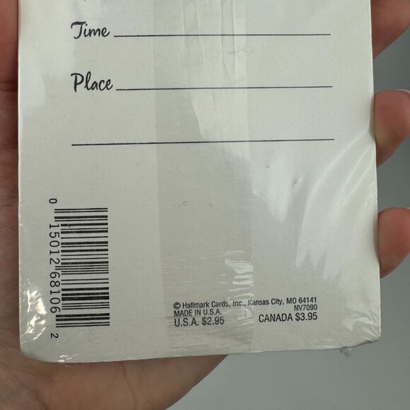 Vtg 2 Packs Its a Birthday Party Silver Metallic Invitations Greeting Cards READ - Picture 11 of 14